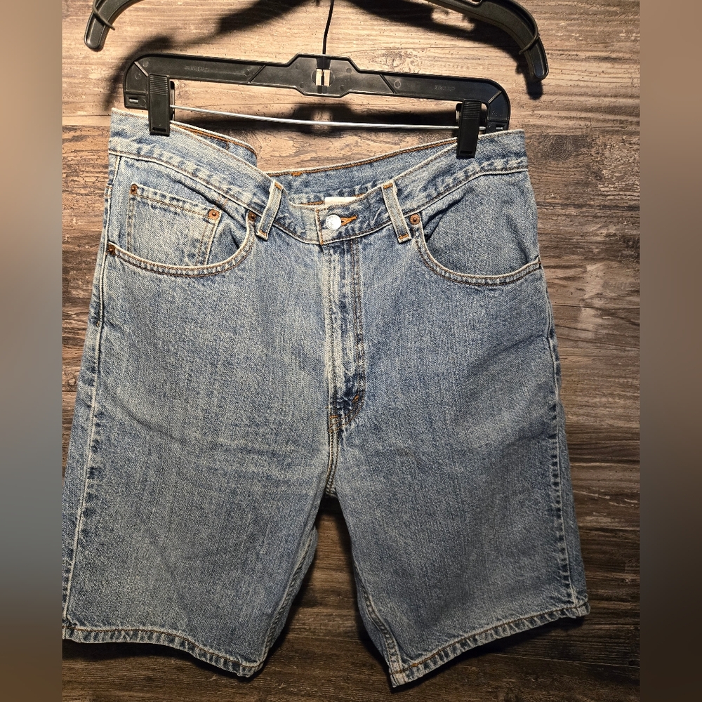 Levi's 505‎ Men's Denim Shorts W36 Red Tab Y2K Regular Fit